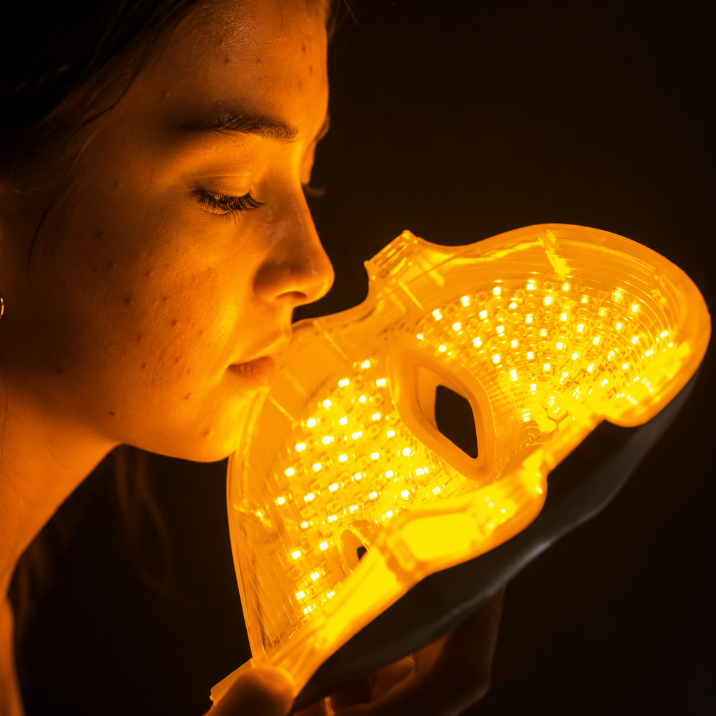 Masque LED peau éclatante